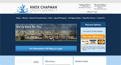 Desktop Screenshot of knoxchapman.com